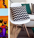 Green House Geometric Cushion Cover Pack 7