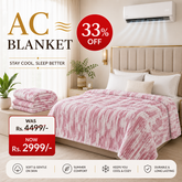 Luxury Blush Pink Marble Fleece Blanket – Double Bed