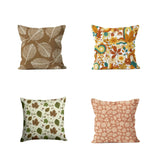 Autumn Print Cushion Cover Pack of 4