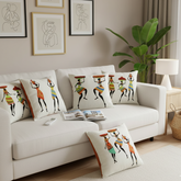 Dancing African Cushion Covers Pack of 5