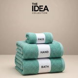 Pure Cloud Ultra Soft Towel Mint Green - Pack of 3