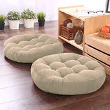 Single Solid Velvet Floor Filled Cushion