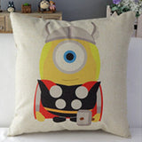 Minions Superheros Cushion Covers Pack Of 7