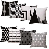 Monochrome Loom Cushion Case Pack of 8
