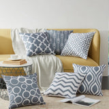 Geometric Canvas Indoor Pack of 6 (Silver)