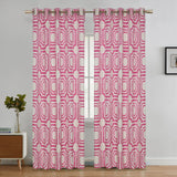 City Block Curtains Pink texture