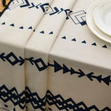 Geometric Print Table Cover