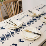 Geometric Print Table Cover