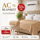 Luxury Caramel Tiger Stripe Fleece Blanket – Double Bed
