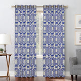 City Block Curtains Blue texture