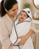 Embroidered Hooded Baby Towel – 6 Designs | 100% Cotton - The Idea