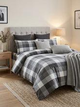 Grey Buffalo Check Kids Double Bed Sheet with 2 Pillow Cases - The Idea