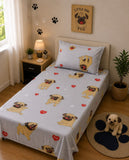 Little Pug kids bedding set by Sunny