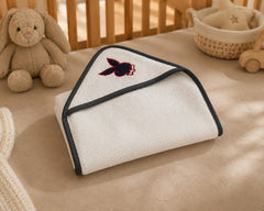 Bunny Embroidered Hooded Baby Towel