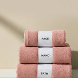 Pure Cloud Ultra Soft Towel Tea Pink (Pack of 3)