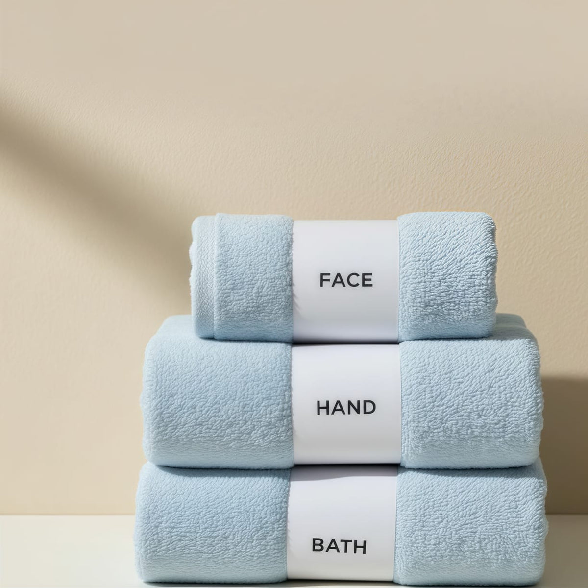 Pure Cloud Ultra Soft Towel Sky Blue (Pack of 3)