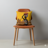 Yellow African Cushion Covers Pack of 3