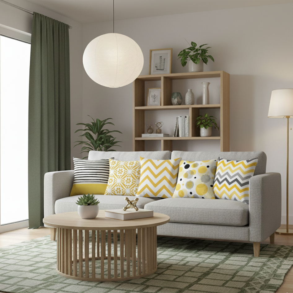 Striped Cushion Covers Pack of 5