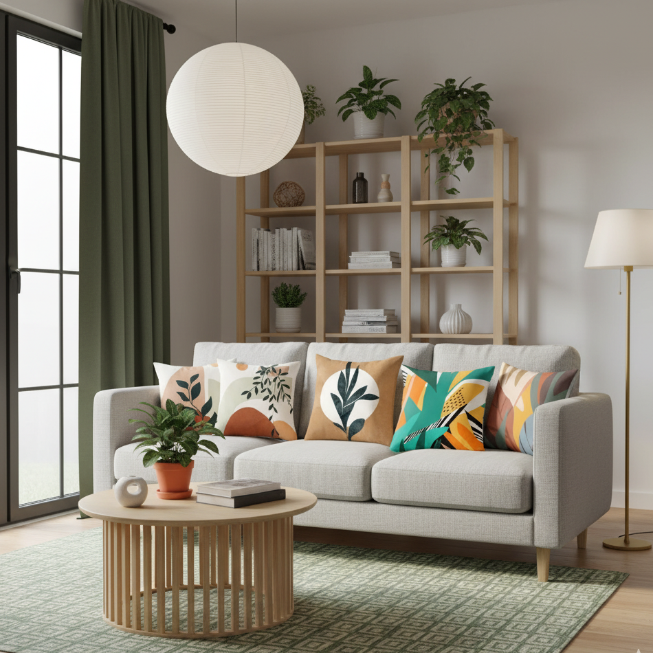 Abstract Cushion Covers Pack of 5