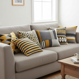 Honey Comb Geometric Cushion Covers Pack of 6