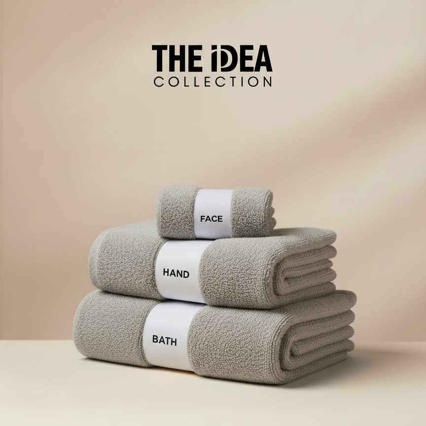 Pure Cloud Ultra Soft Towel Stone Gray - Pack of 3