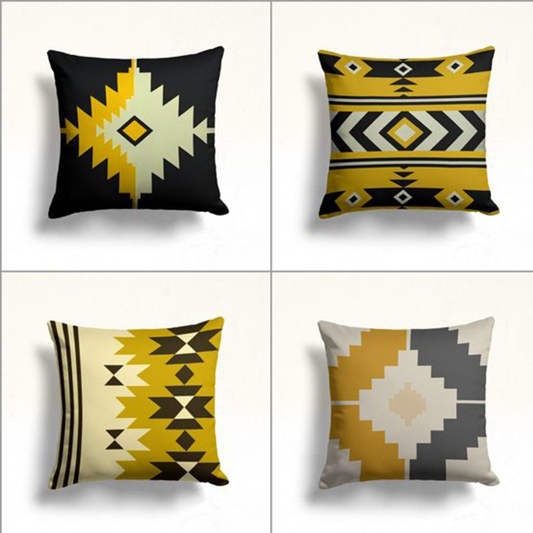 Rug Southwestern Cushion Cover Pack of 4
