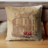 Red Roses Vintage Cushion Covers Pack of 5