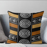 African Mud Artistry Cushion Cover