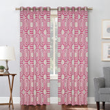 City Block Curtains Pink texture