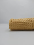 Organic Cotton Waffle Baby Blanket Camel