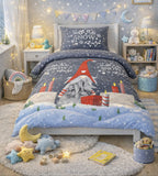 Let It Snow Gnome Kids Bedding Set