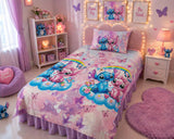 Stitch Rainbow Kids Bedding Set