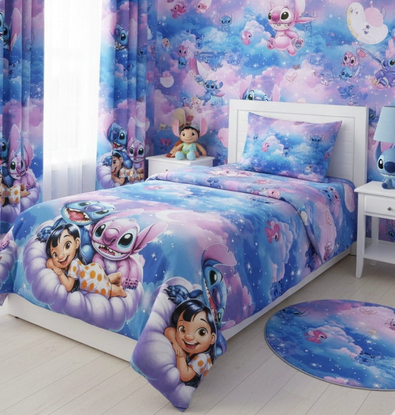 Stitch Galaxy Kids Bedding Set