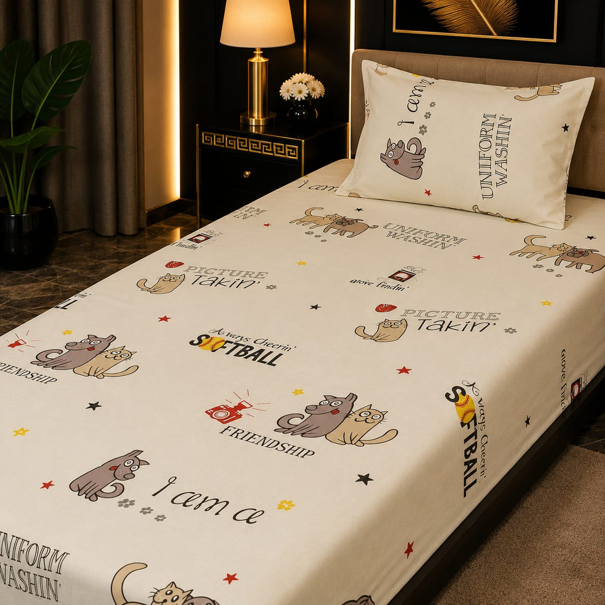 Furry Friends Kids Bedding Set
