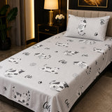 Grey Cats Kids Bedding Set