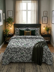 Dollar Money Print Kids Double Bed Sheet with 2 Pillow Cases - The Idea