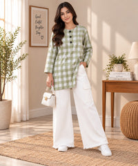 Green Gingham Co-ord Set - The Idea