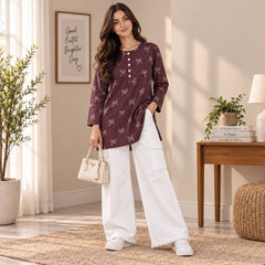 Maroon Co-ord Set - The Idea