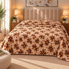 Mocha Marble Sherpa Blanket