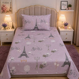Paris Eiffel Tower single bed sheet with pillow case by Haris Collection