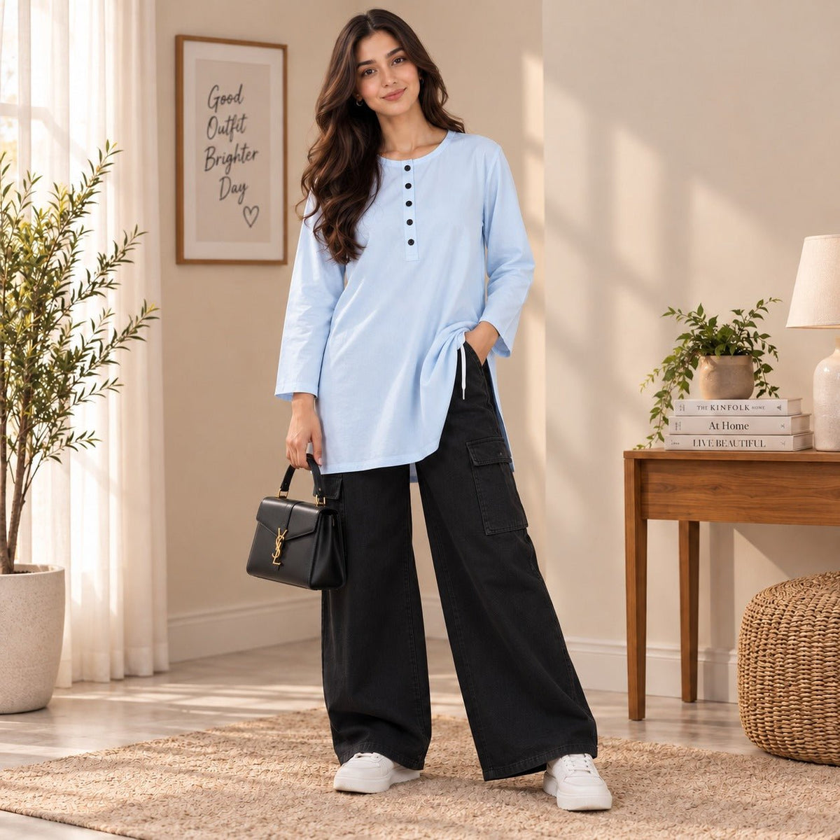 Sky Blue Co-ord Set - The Idea