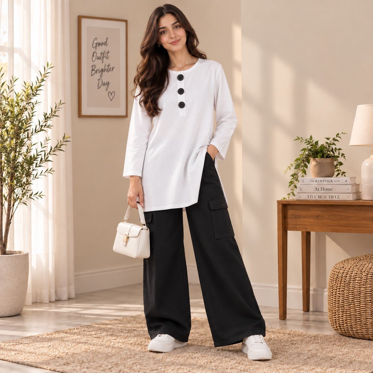 White Co-ord Set - The Idea